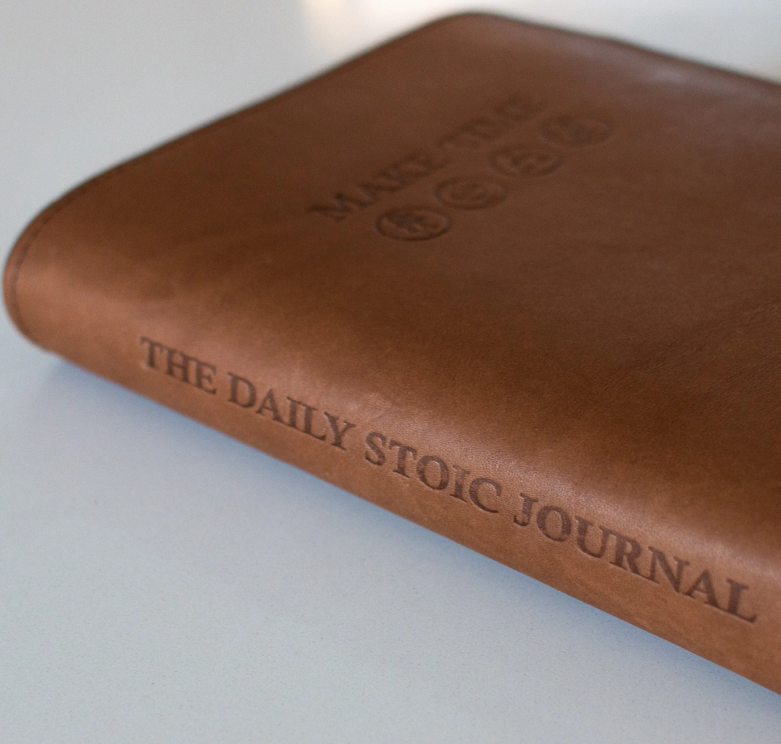 Leather Cover - The Daily Stoic Journal