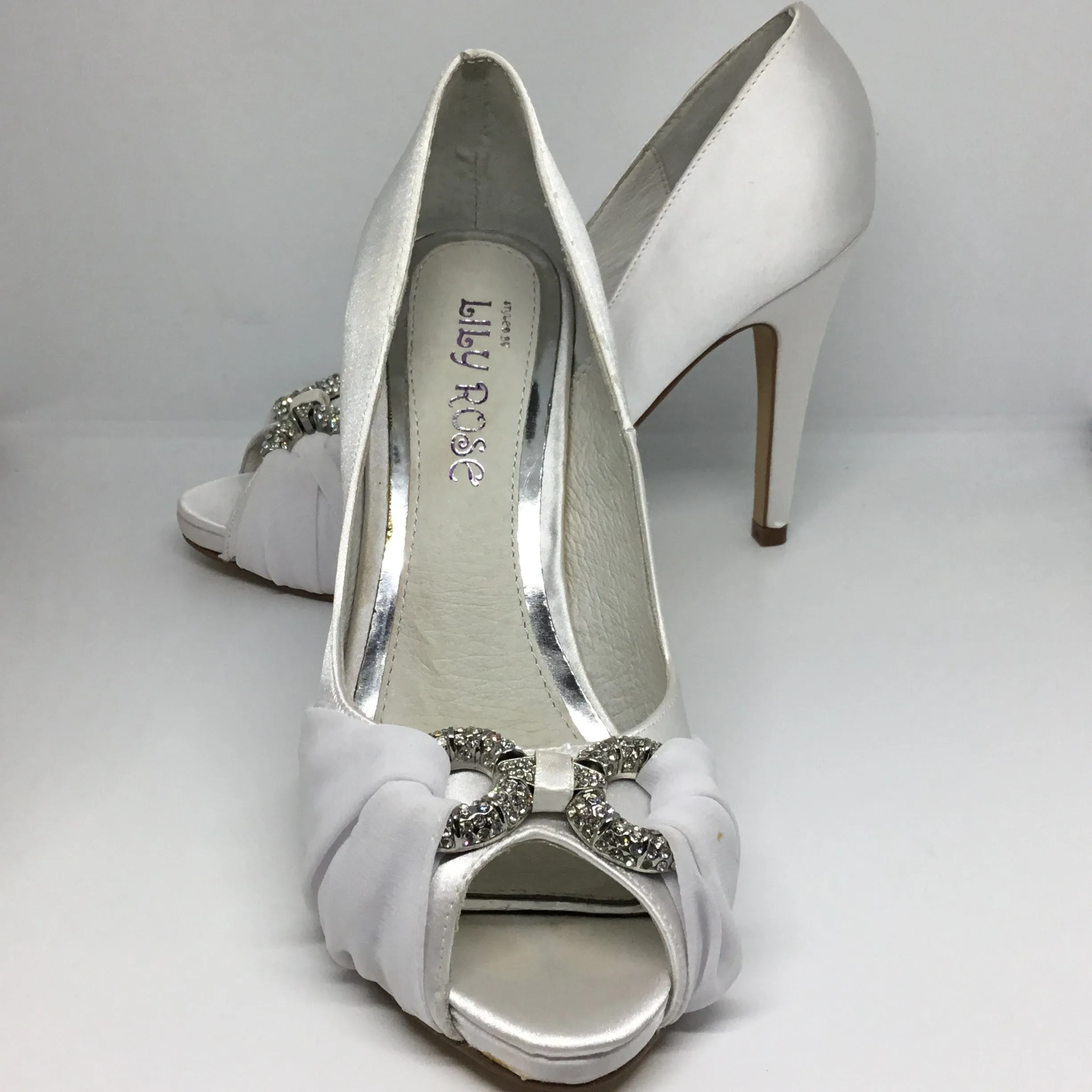 Lily Rose Auriel White Heel