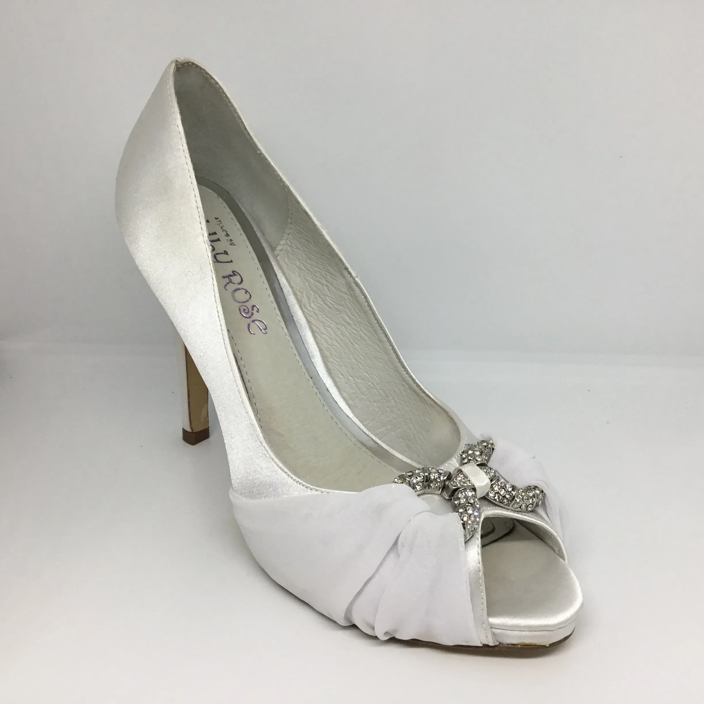 Lily Rose Auriel White Heel