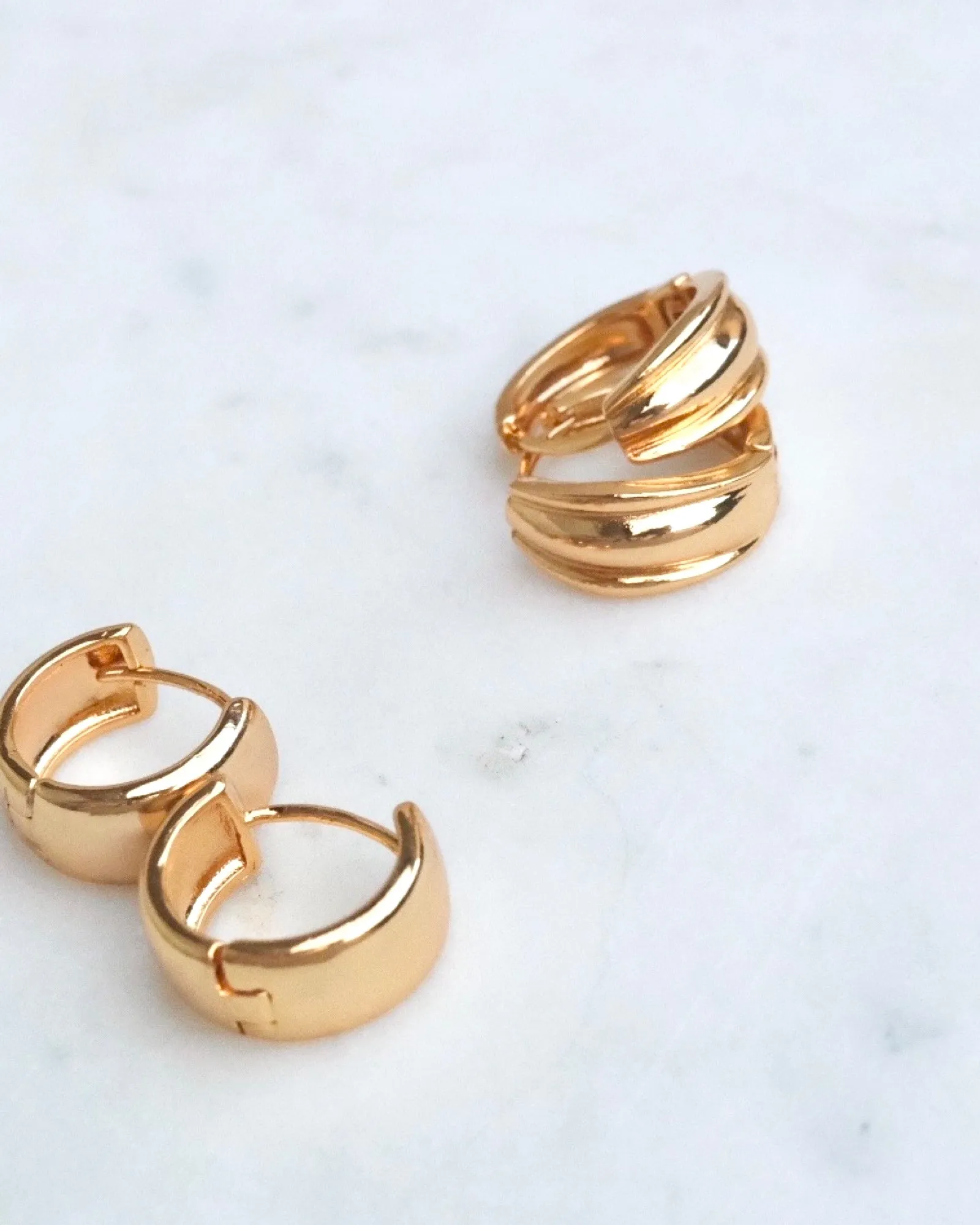 Lucia hoop earrings