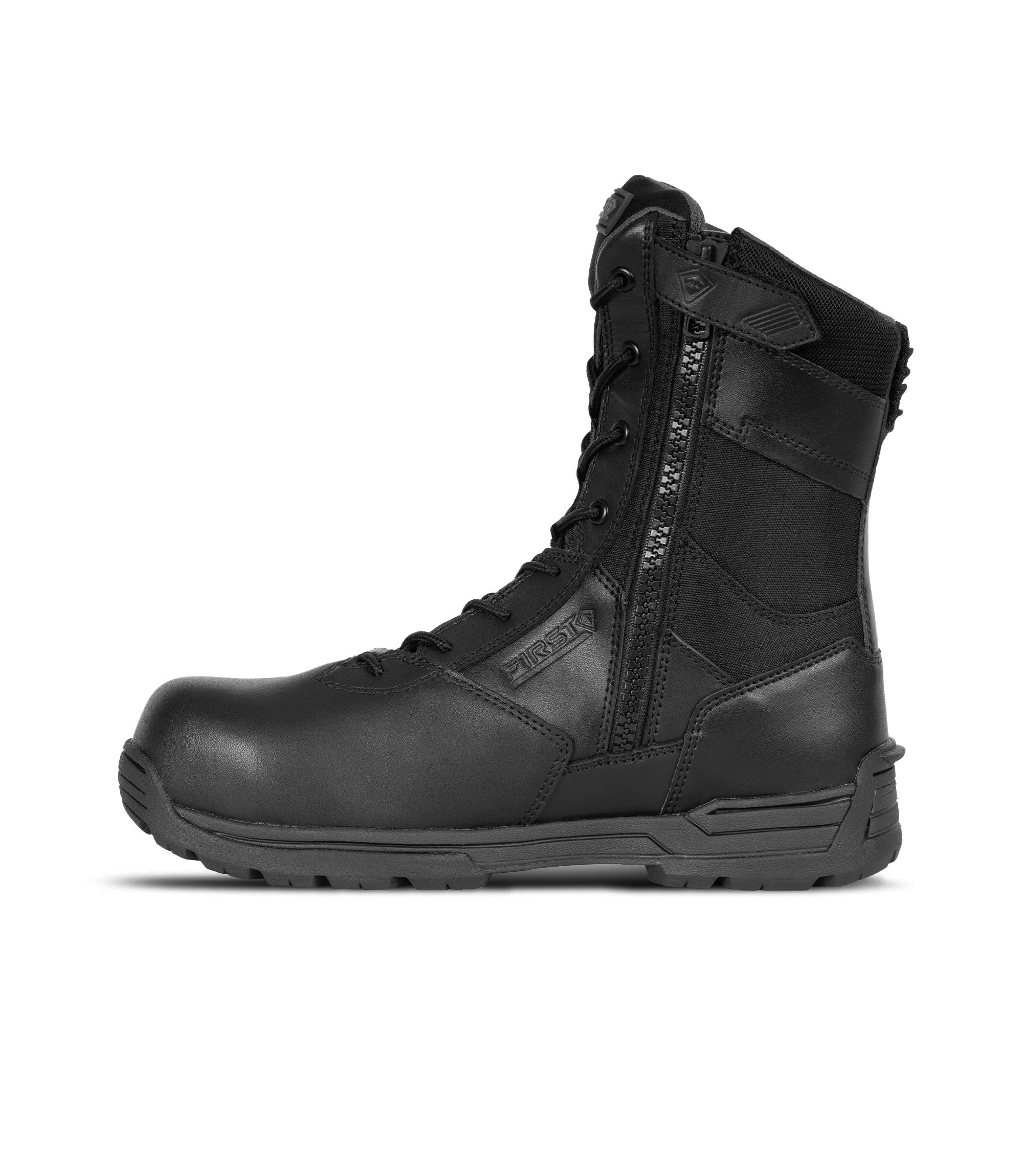 Men’s 8” Safety Toe Side-Zip Duty Boot