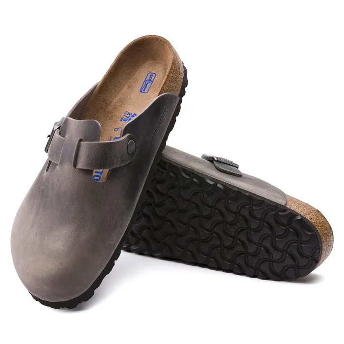 Mens Birkenstock Boston Oiled Iron