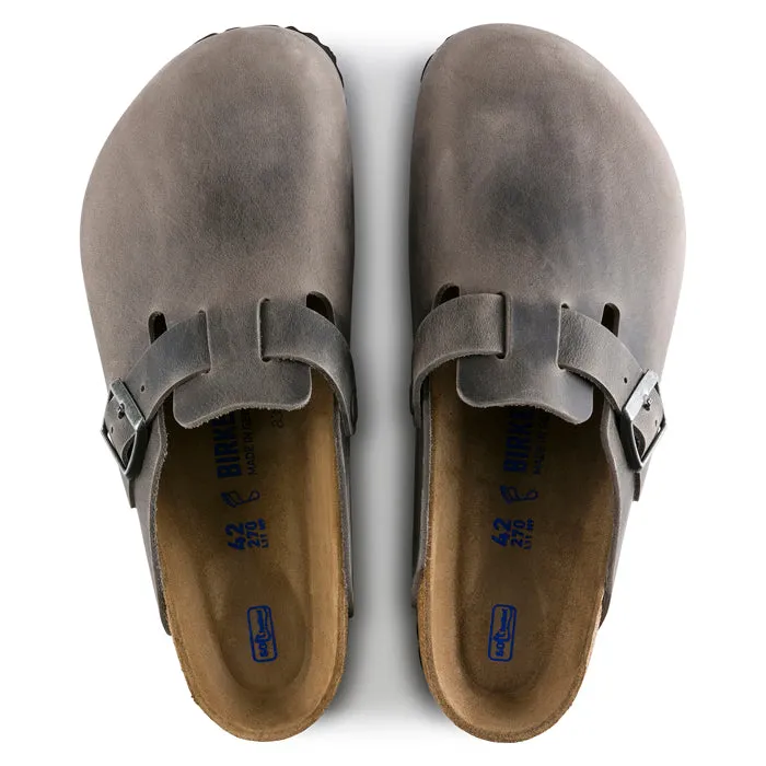 Mens Birkenstock Boston Oiled Iron