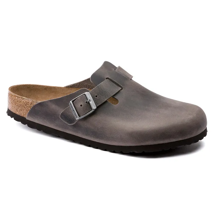 Mens Birkenstock Boston Oiled Iron