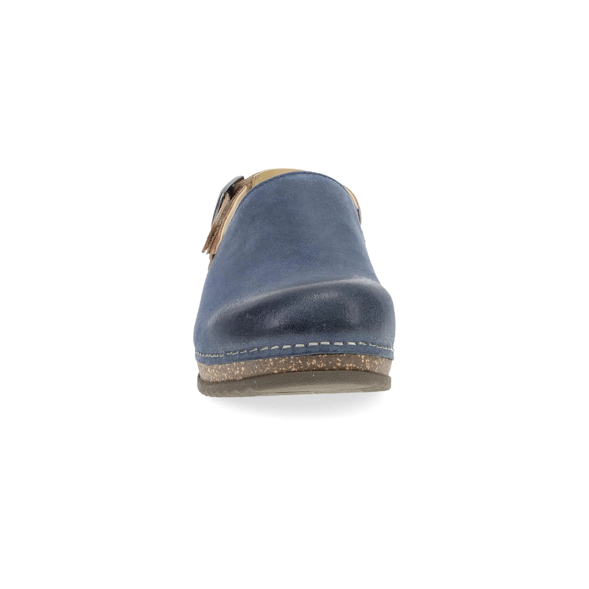 Merrin Blue Burnished Suede