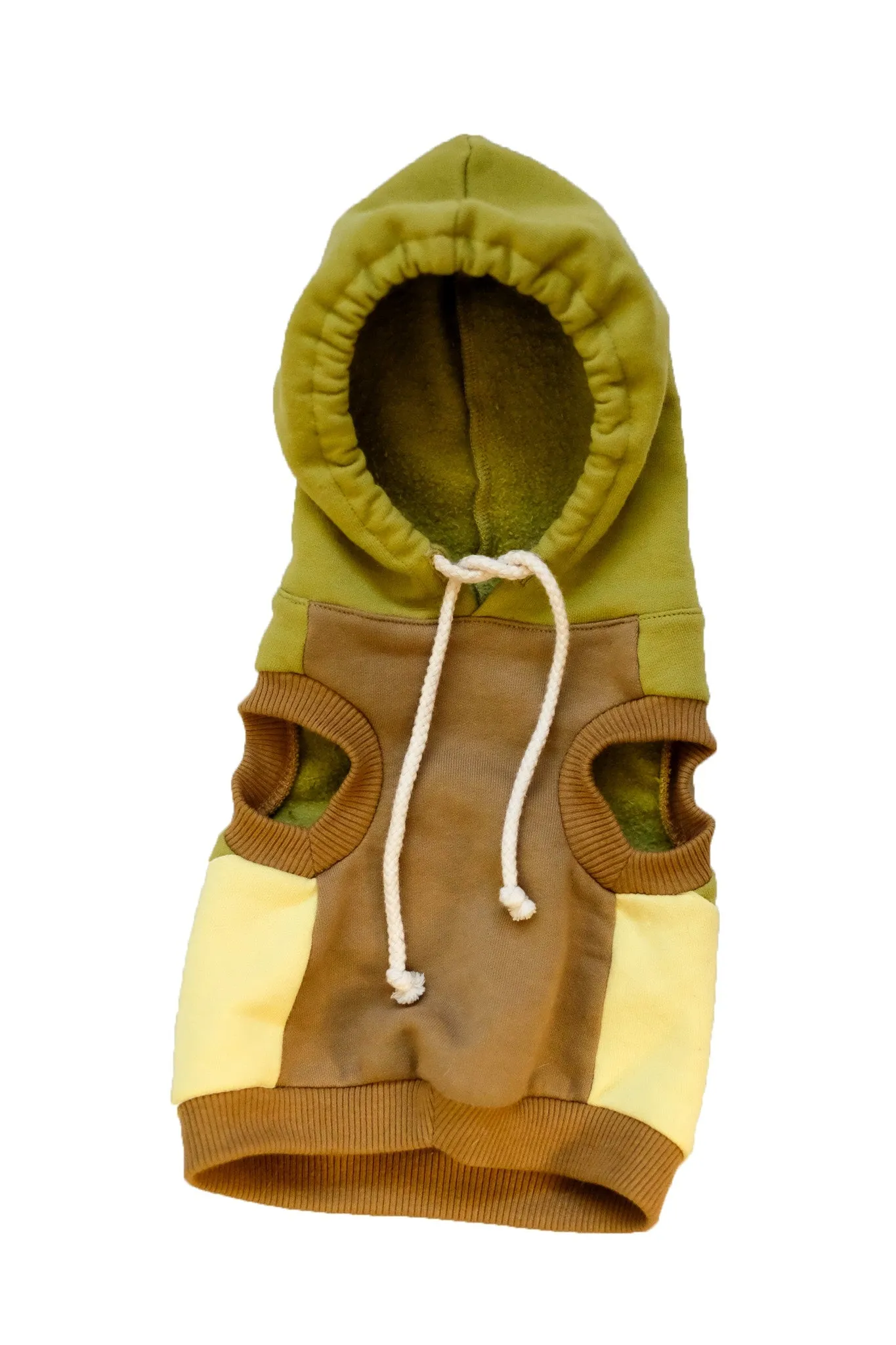 mischa dog hoodie in matcha latte