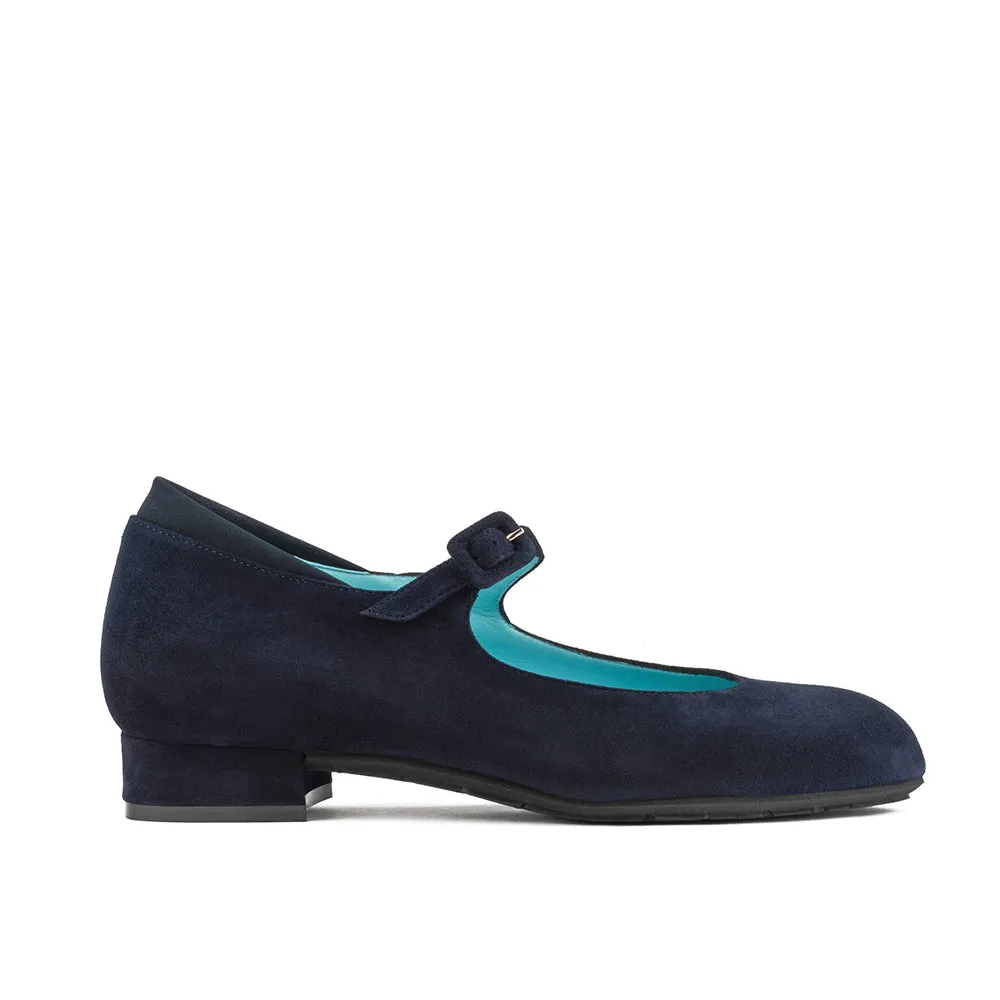 NESLI NAVY SUEDE