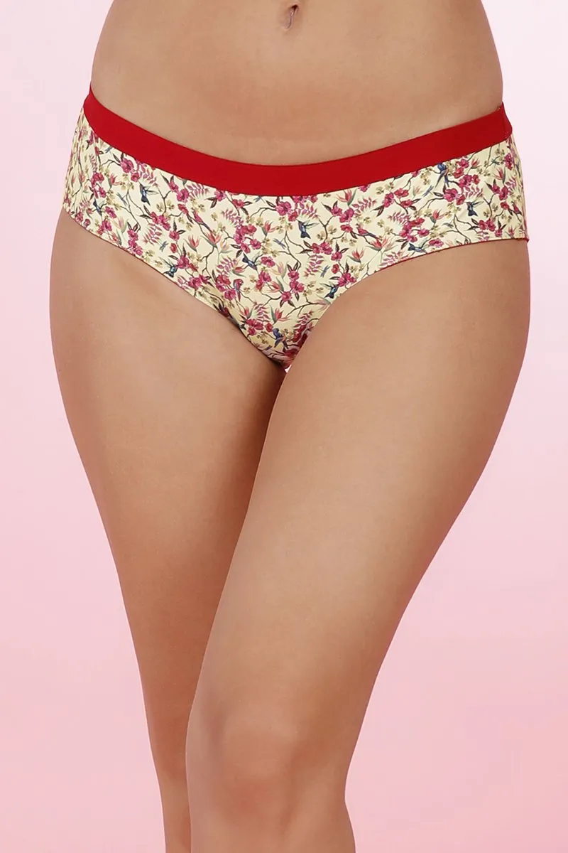 Printed Hipster Panty - Hum.Bird Pr