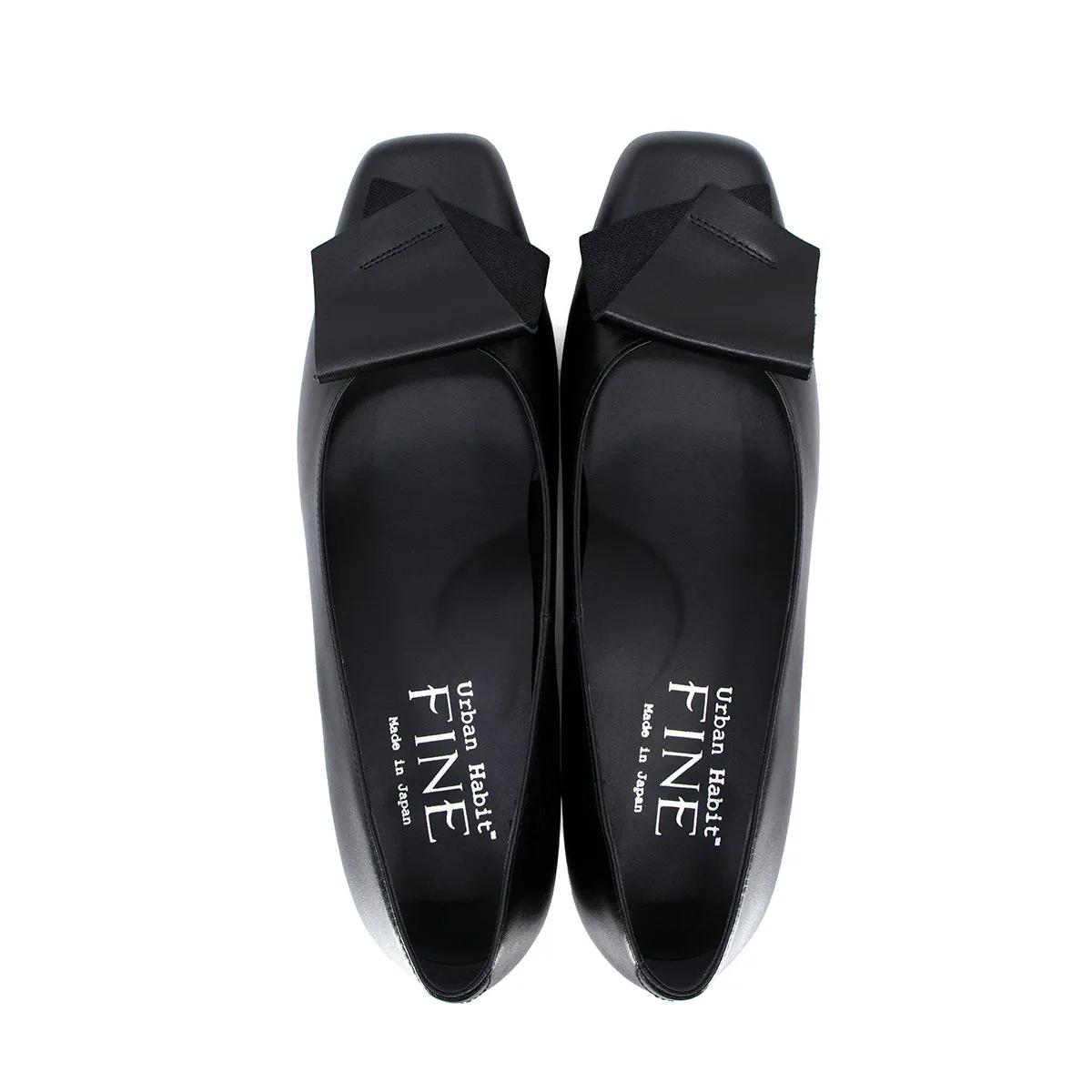 Saho Black Balanced Heel