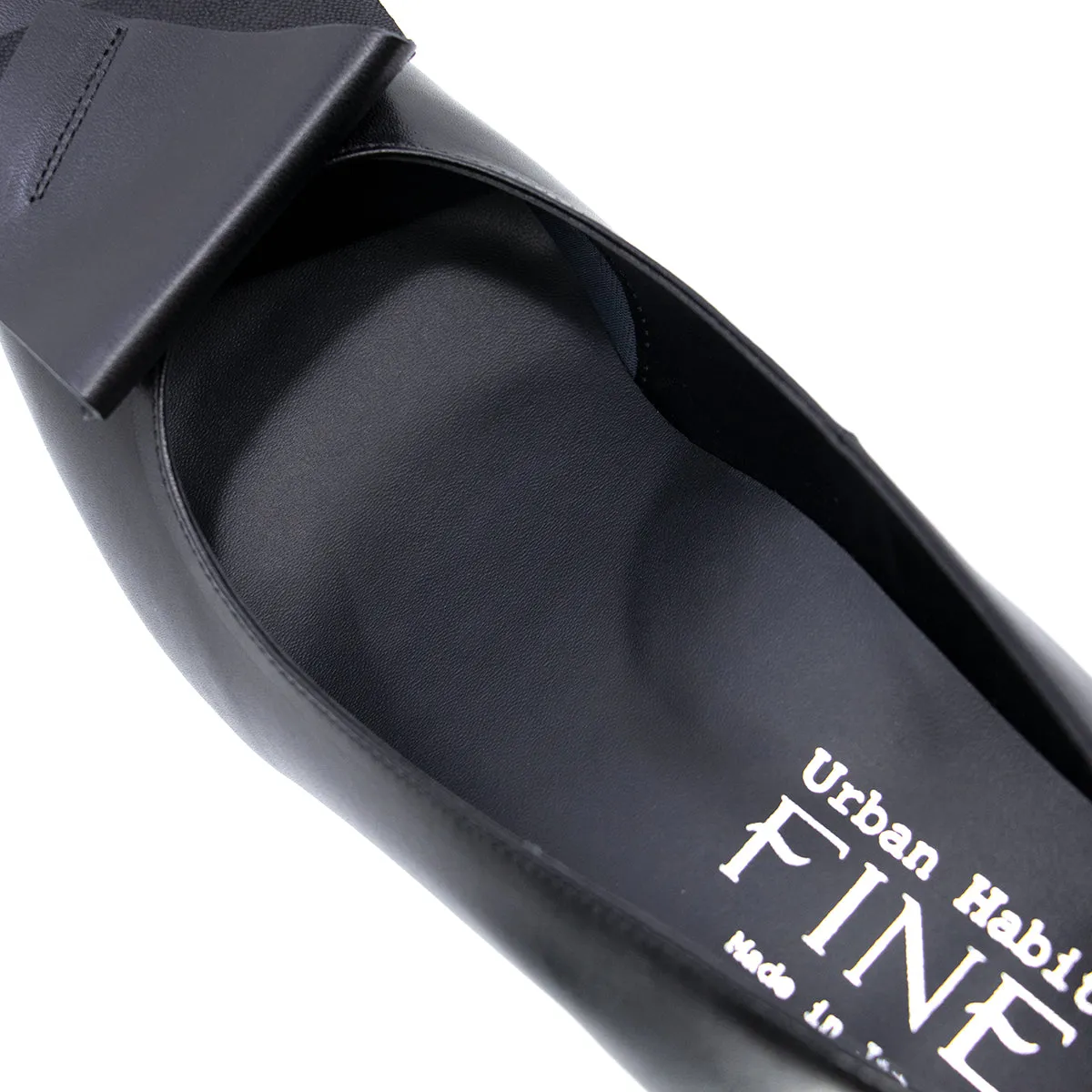 Saho Black Balanced Heel