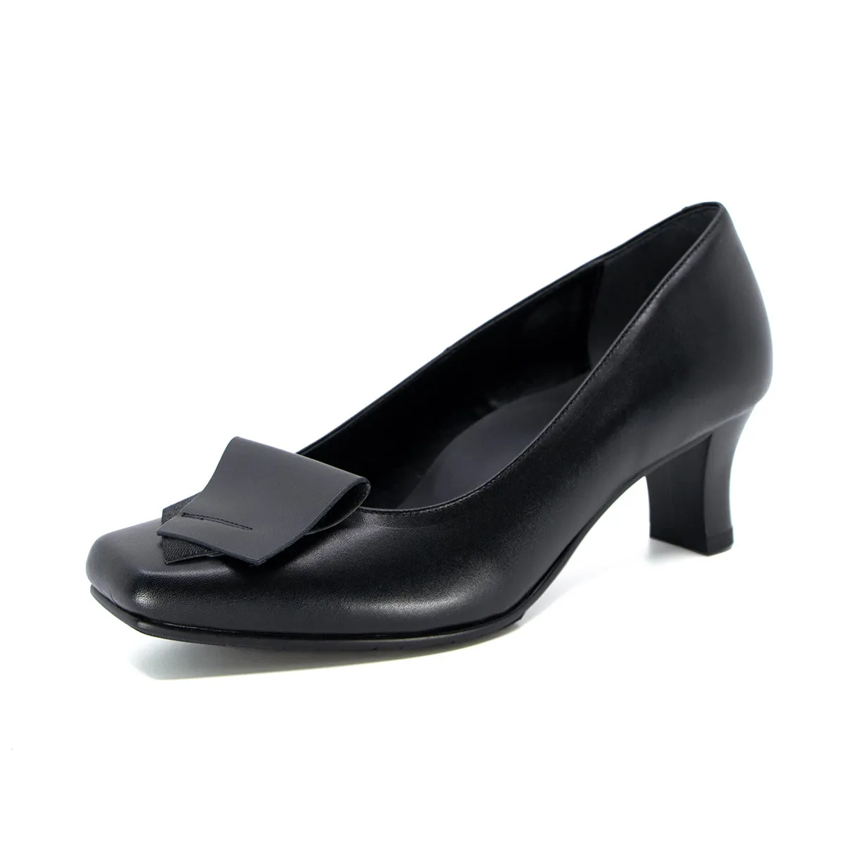 Saho Black Balanced Heel