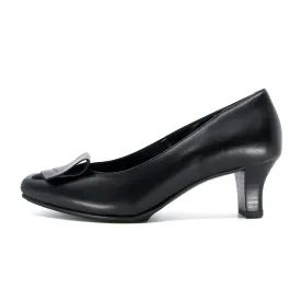 Saho Black Balanced Heel