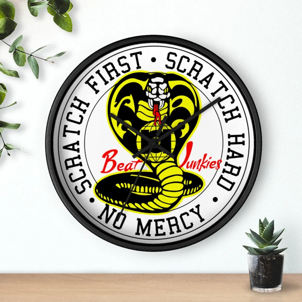 Scratch First Scratch Hard Wall clock