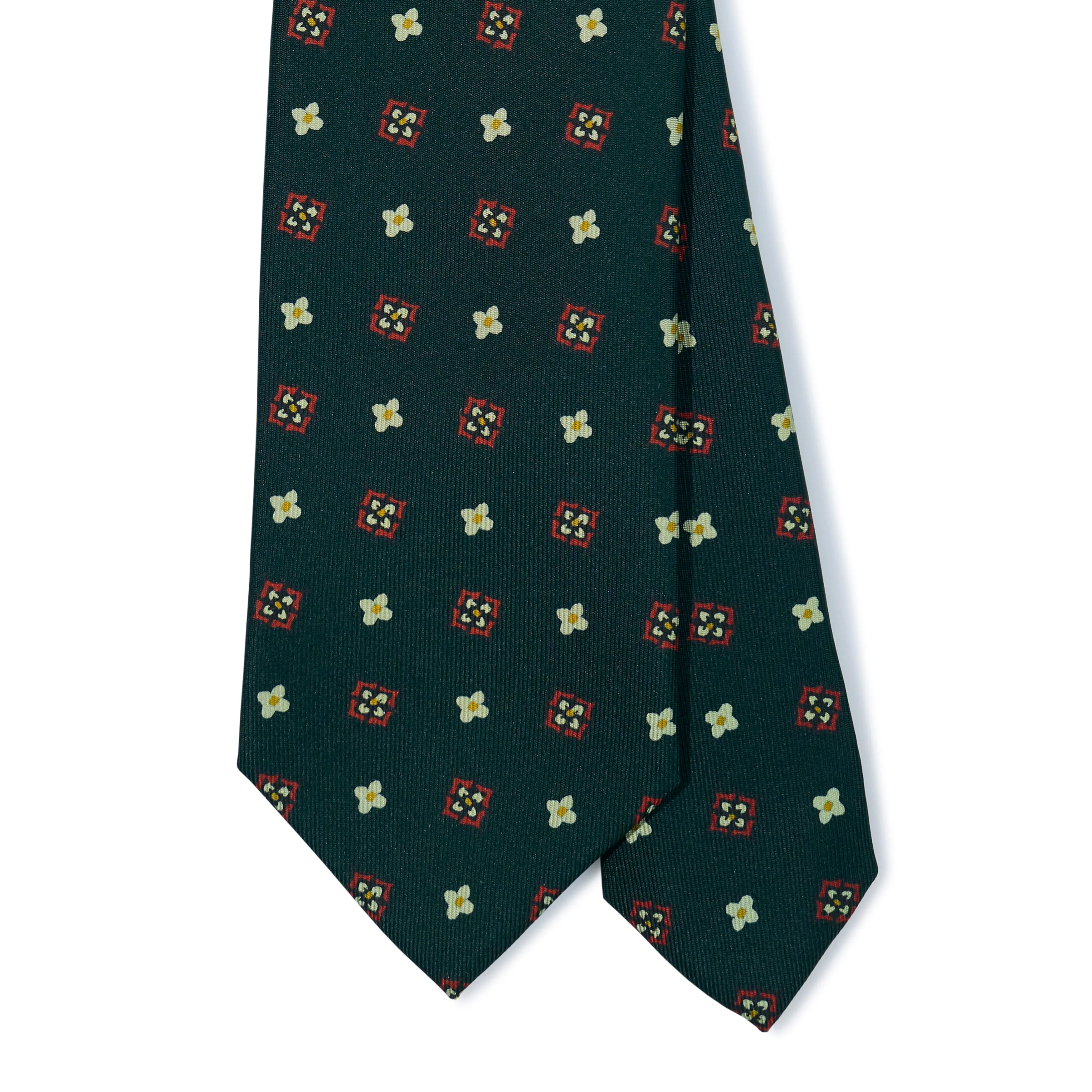 Silk Printed Tipped Tie