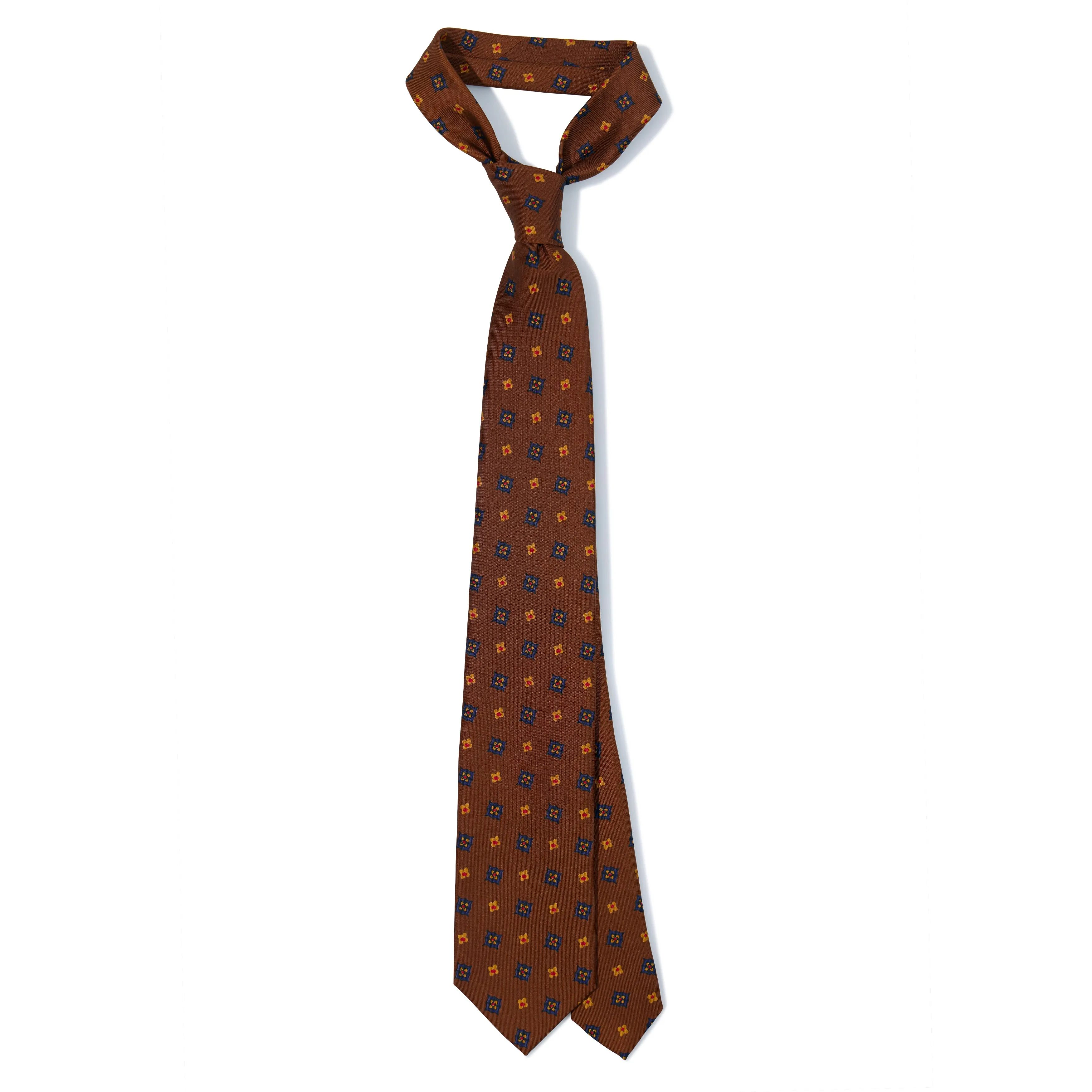 Silk Printed Tipped Tie