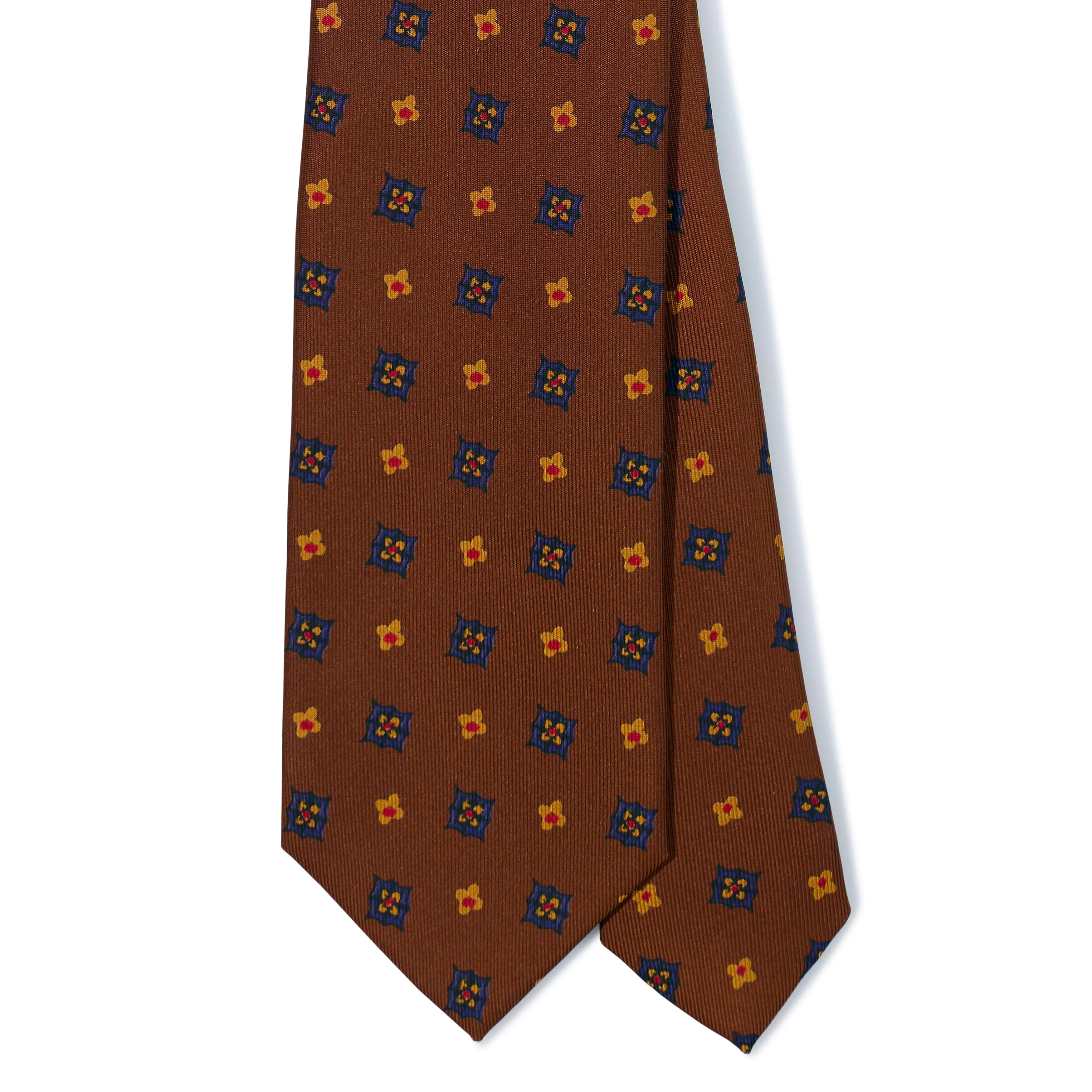 Silk Printed Tipped Tie