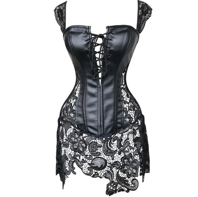 Tantalizing Leather Corset