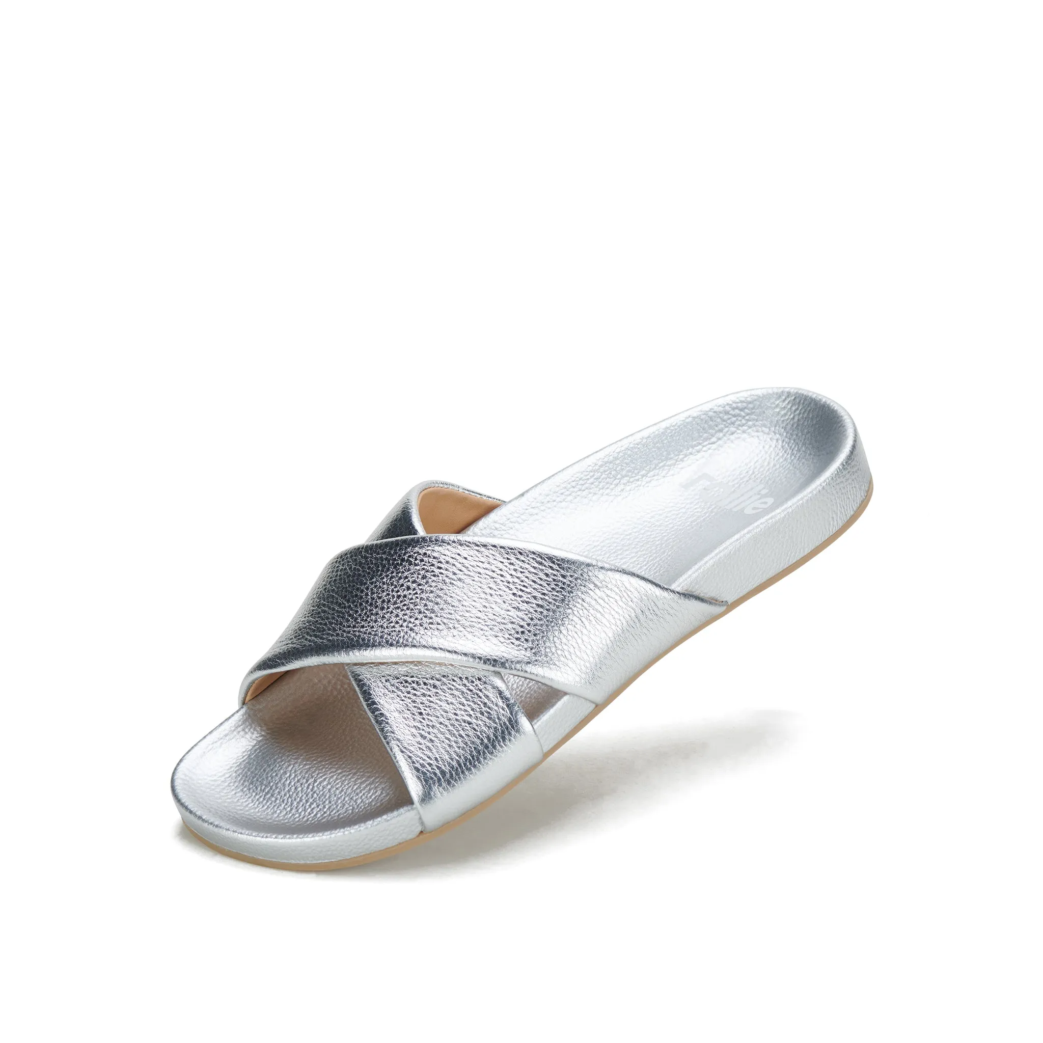 Tide Cross Slide Silver Tumble