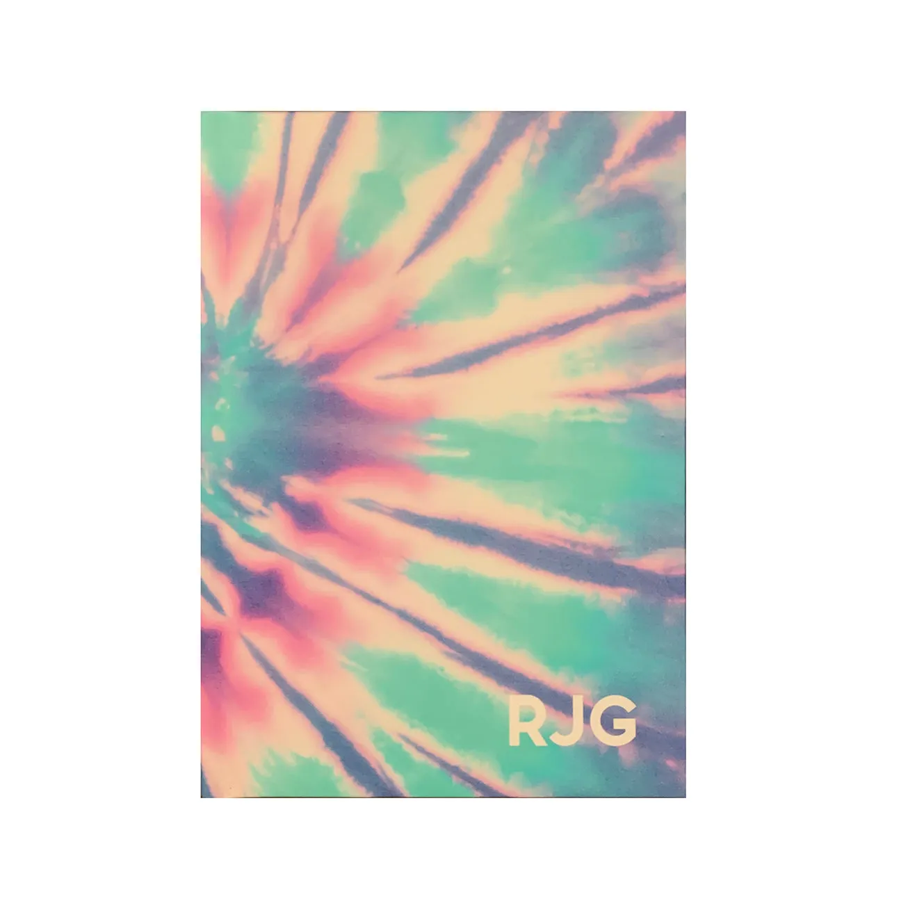 Tie Dye Hard Bound Notebook