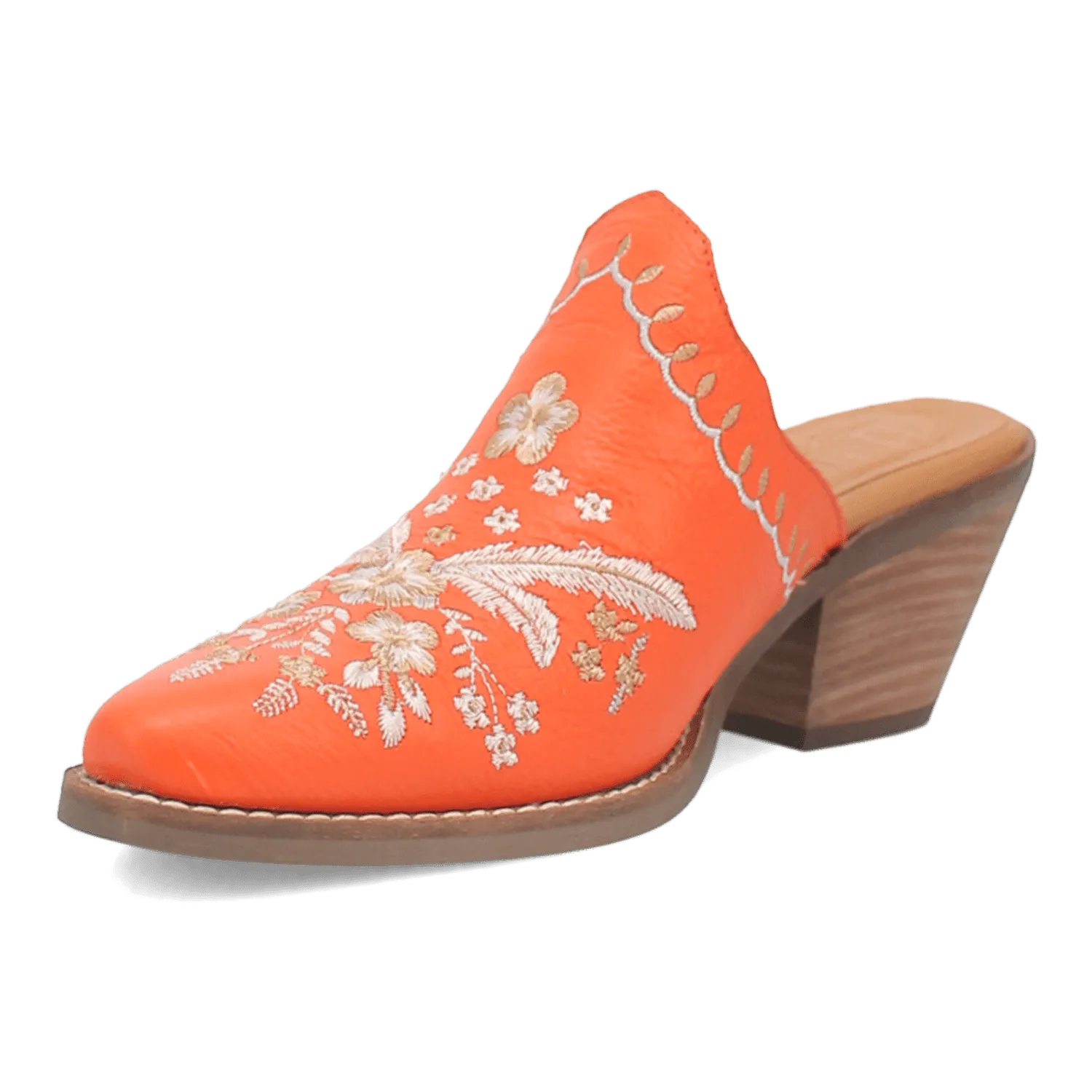 WILDFLOWER LEATHER MULE