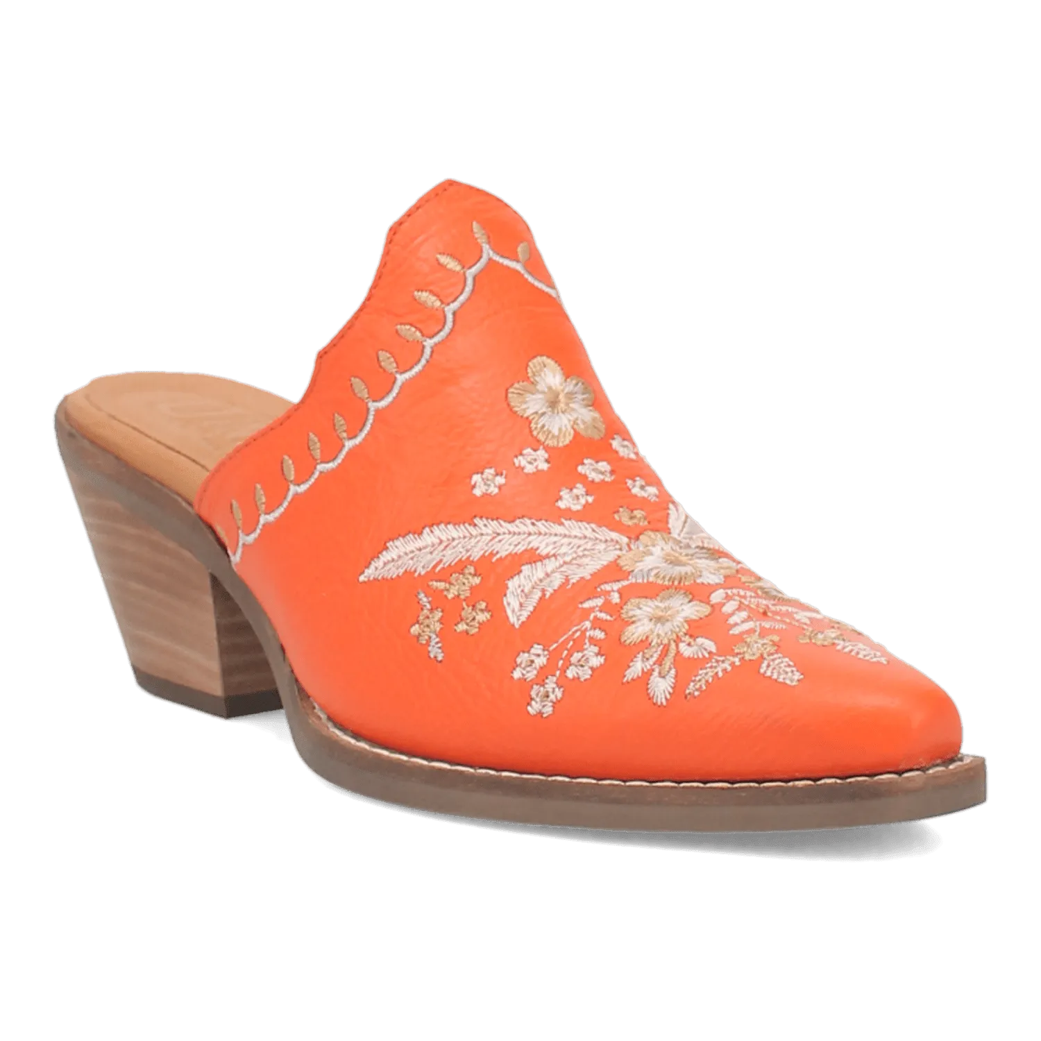 WILDFLOWER LEATHER MULE