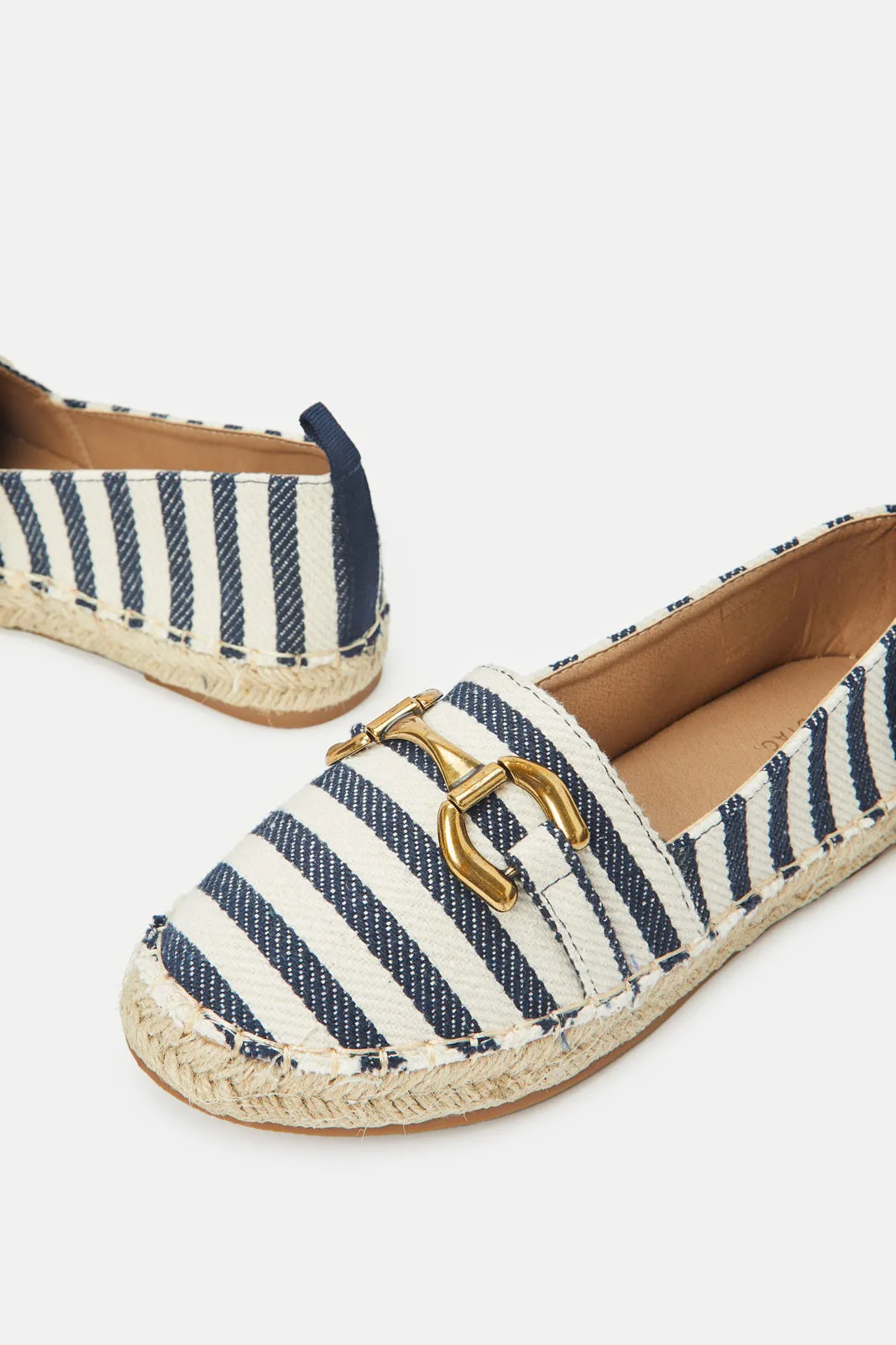 Women Assorted Striped Espadrille