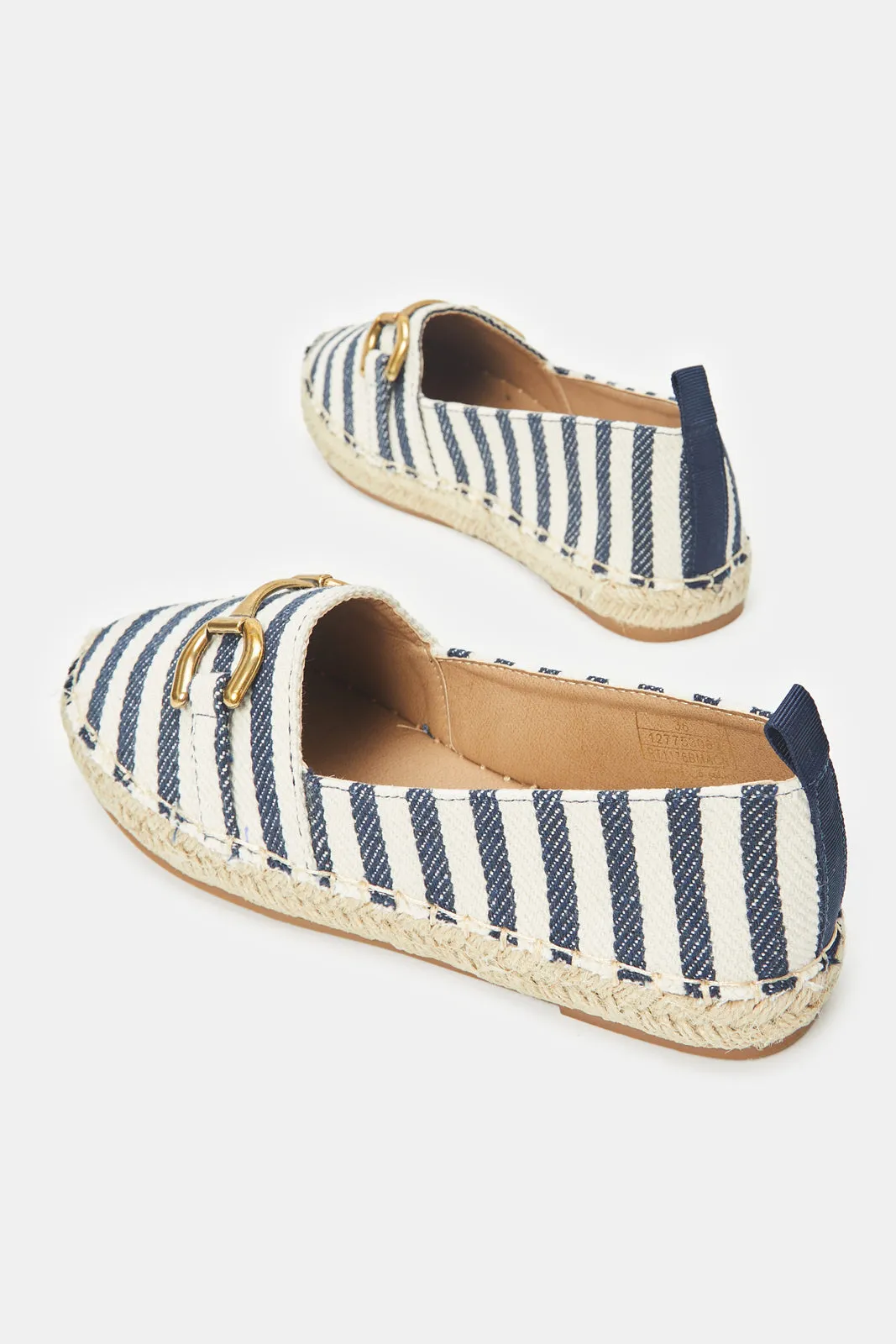 Women Assorted Striped Espadrille