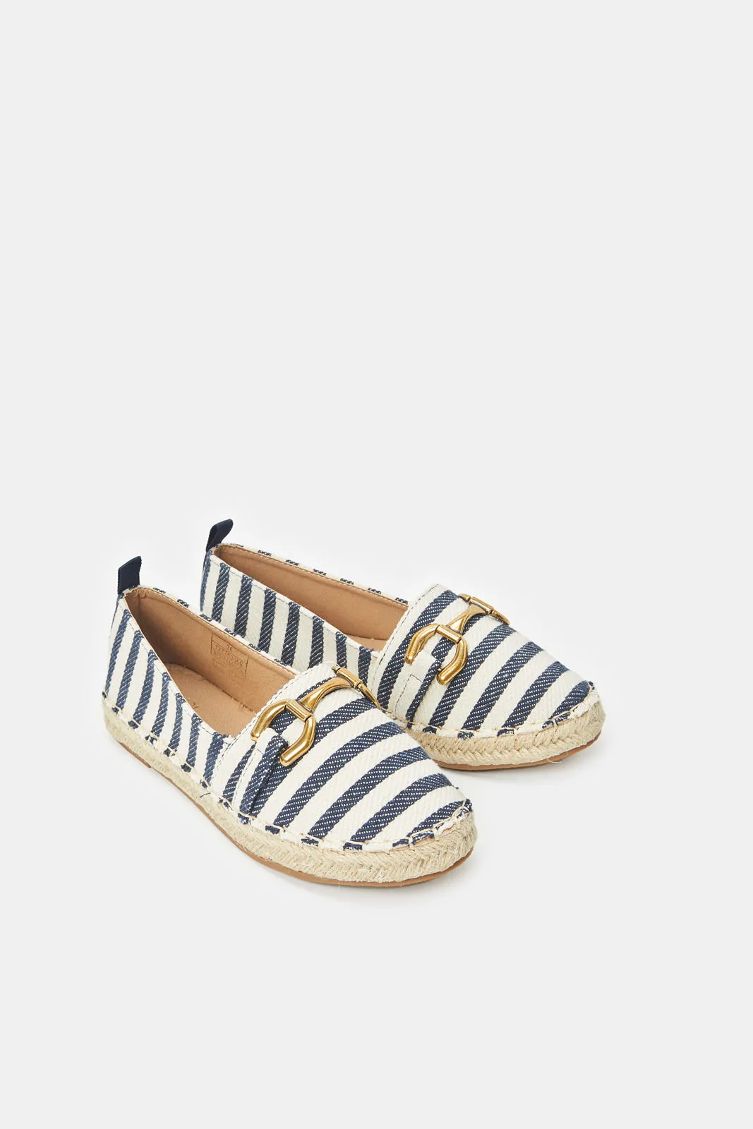 Women Assorted Striped Espadrille