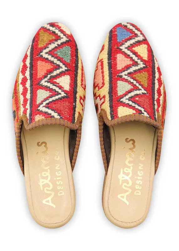 Women's Sumak Kilim Mules - Size 5